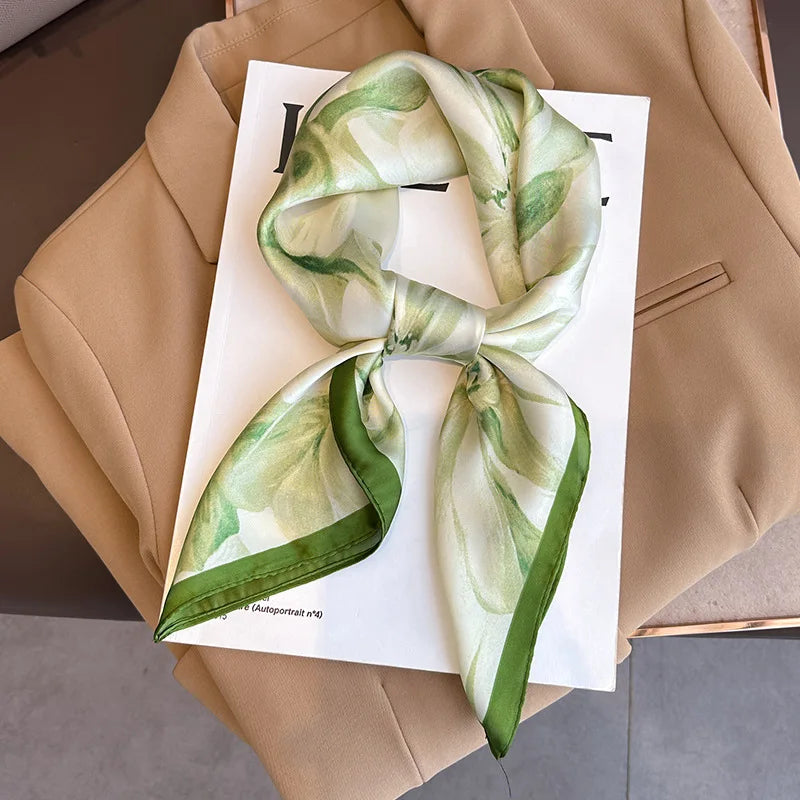 Printed Pashmina Silk Scarf