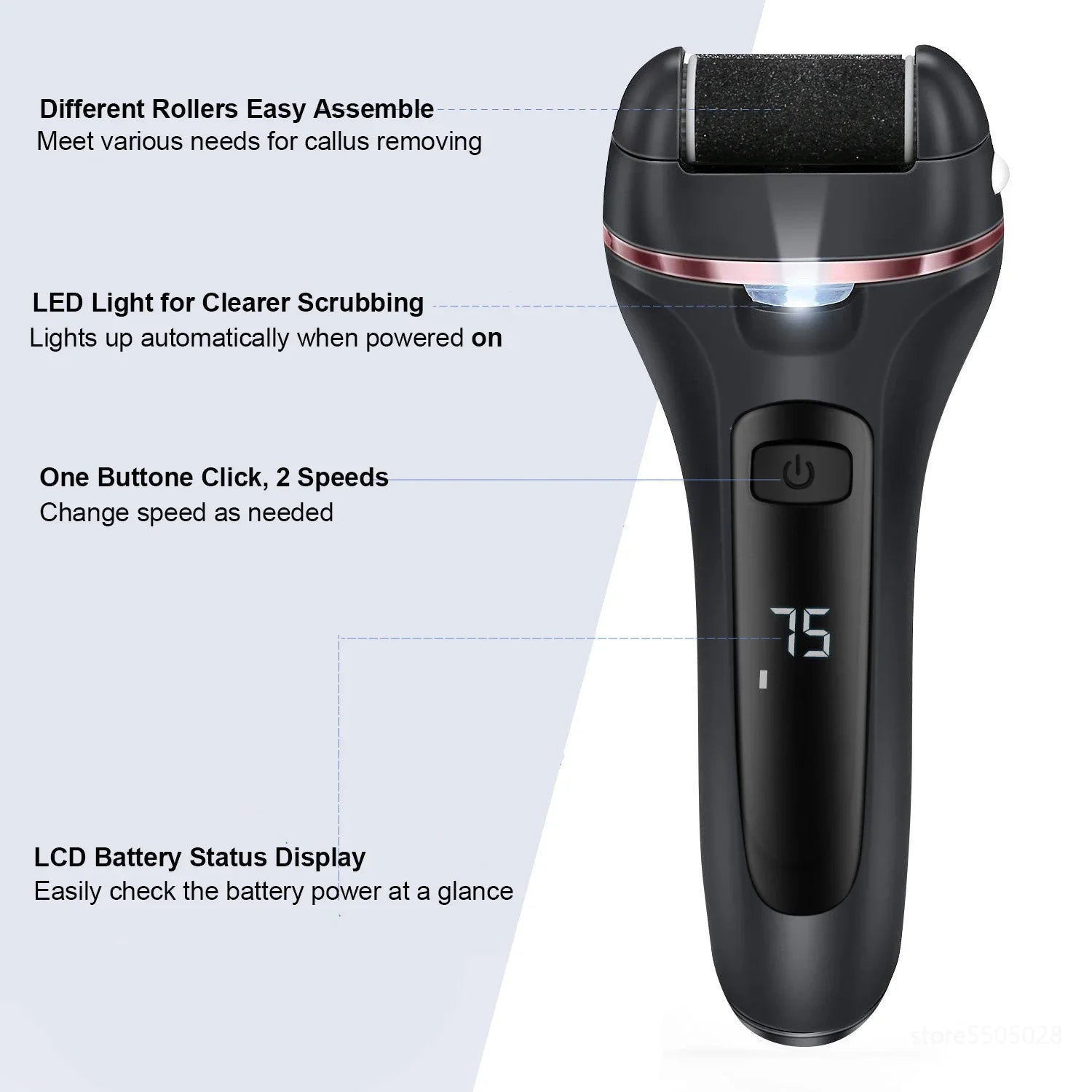 Electric Callus Remover Grinder Pedicure Machine