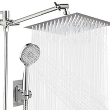 Chrome Plated Concealed Stainless Steel Pressurized Shower Head Set