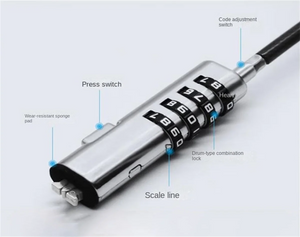 Computer Anti-theft Zinc Alloy Nano-lock