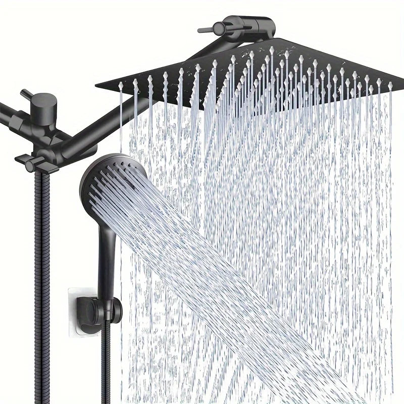 Rain Shower Head with Handheld Shower Combination