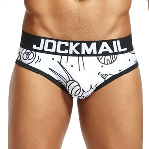 JOCKMAIL Printed Nylon Fast Dry Briefs