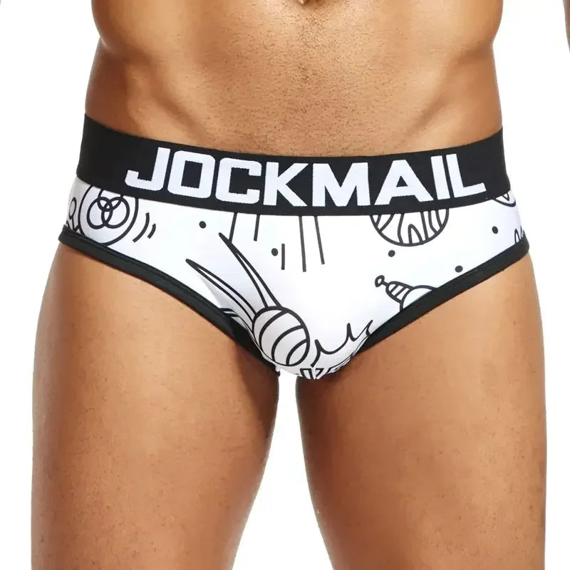 JOCKMAIL Printed Nylon Fast Dry Briefs