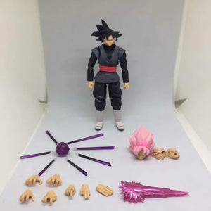 14cm Anime Dragon Ball Black Goku Action Figure