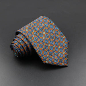 Silk 7.5cm Soft Colorful Novelty Necktie
