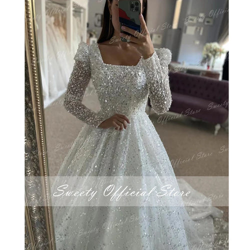 Luxurious Wedding Gown With Beading