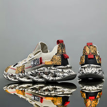 Breathable Designer Print Sneakers
