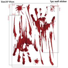 Halloween Bloody Wall Stickers Decorations