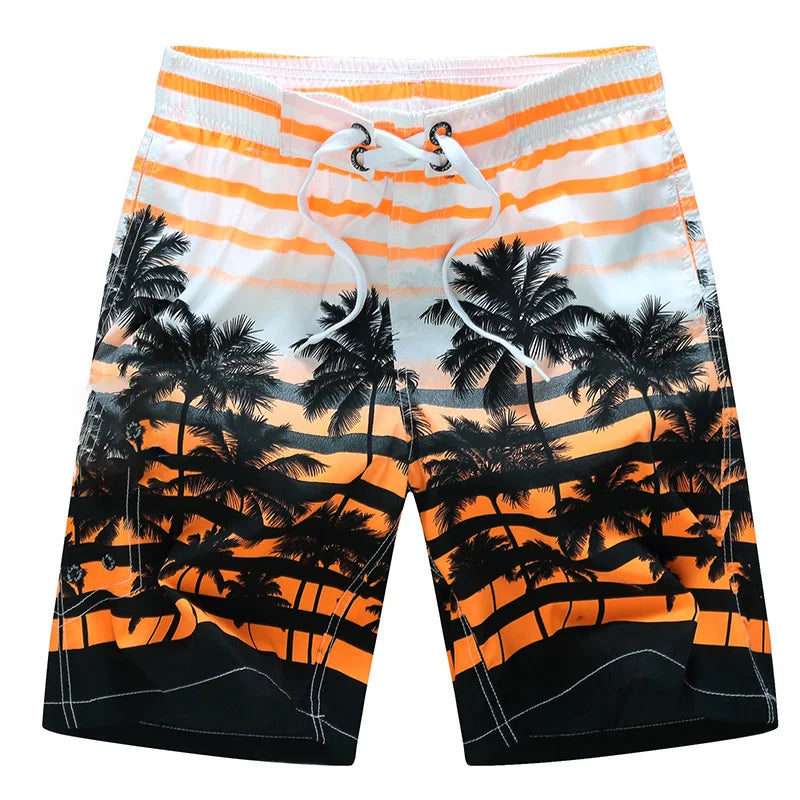 Printed Briefs Swimming Trunks