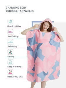 Quick-Dry Surf Poncho Towel