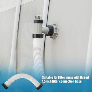 Pool Pump Hose Quick-Connect Flexible Replacement Hose