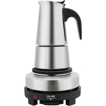 Stovetop 4 Cup Stainless Steel Moka Pot Espresso Coffee Maker