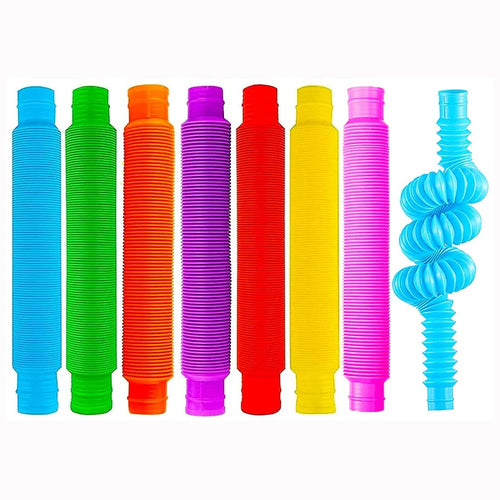 8Pack Large Pop Tubes Fidget Sensory Toy