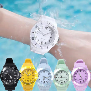 Silicone Band Quartz Watch