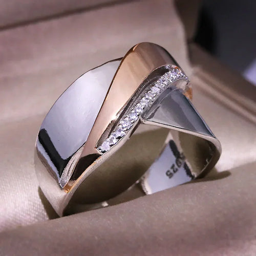 Exaggerated Personality 925 Sterling Silver Retro Large Ring