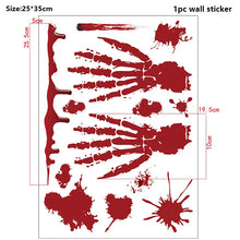 Halloween Bloody Wall Stickers Decorations