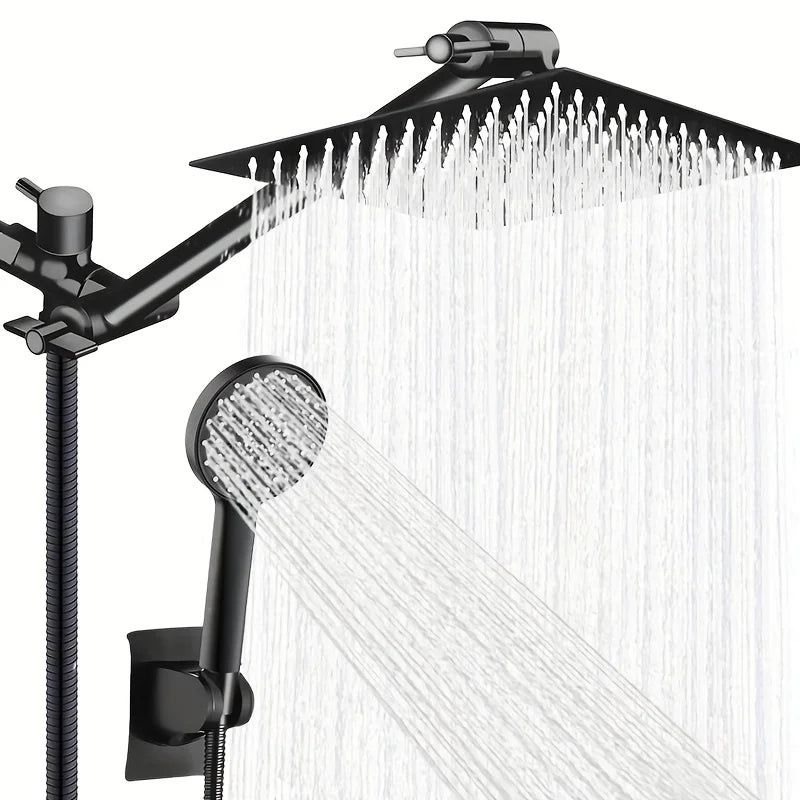 Chrome Plated Concealed Stainless Steel Pressurized Shower Head Set