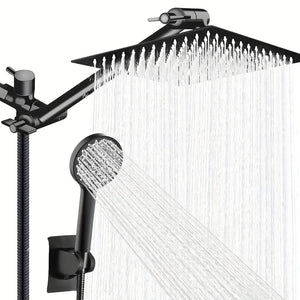 Chrome Plated Concealed Stainless Steel Pressurized Shower Head Set