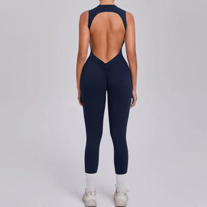 Sleeveless Top Long Pants Jumpsuit