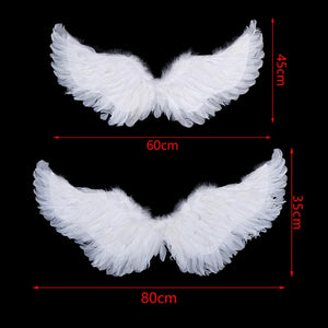 White Angel Feather Wings