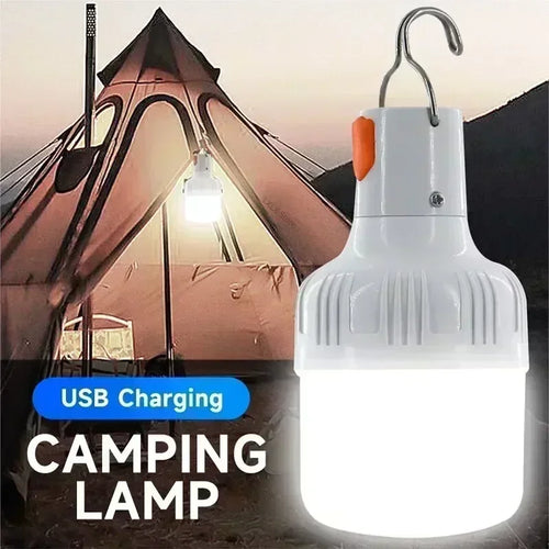 60W Emergency USB Rechargeable LED Light Bulb Lantern