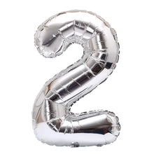 32inch Rainbow Gradient Number Foil Balloons