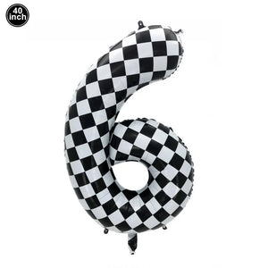 40'' Number Racetrack Balloons