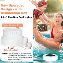 Solar Powered Floating Chlorine Dispenser with Colorful Light