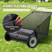 26" Leaf & Grass Push Lawn Sweeper