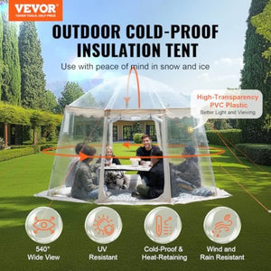 Upgraded Pop Up Bubble Tent with Simple Assembly