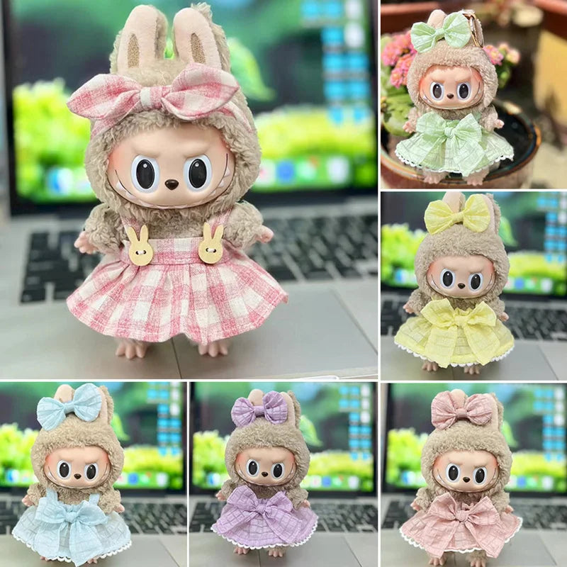 17cm Cute Mini Plush Doll Clothes