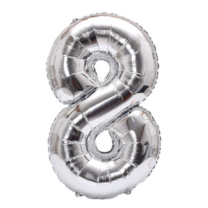 32inch Rainbow Gradient Number Foil Balloons
