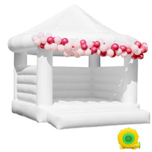14ft Commercial White Inflatable Trampoline Castle