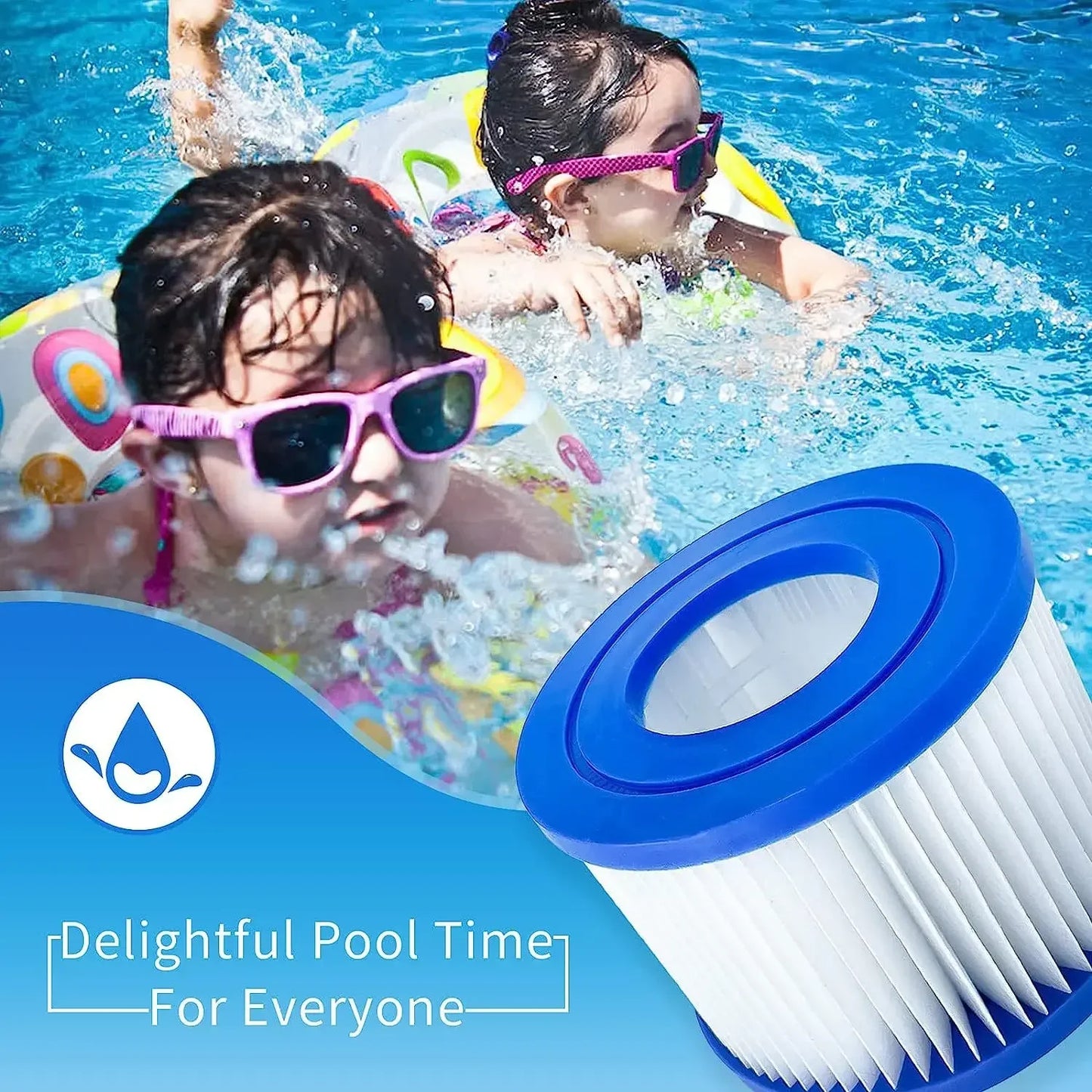 1PC Pool Filter Pump Cartridge