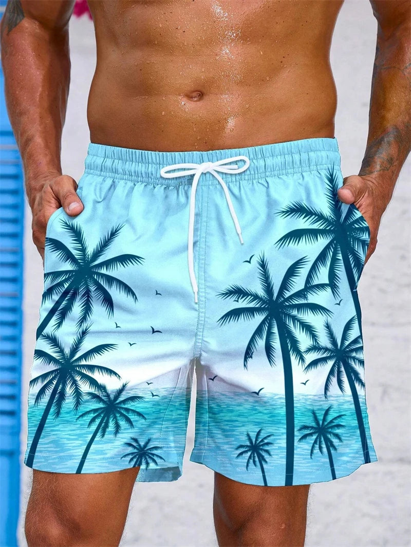 Vintage 3D Printed Board Shorts