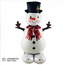 3PCS Christmas Inflatable Toy Balloon Soldier Snowman