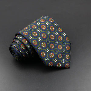 Silk 7.5cm Soft Colorful Novelty Necktie