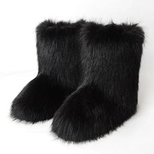 Winter Furry Faux Fur Boots