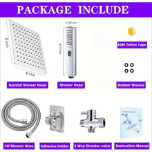 Chrome Plated Concealed Stainless Steel Pressurized Shower Head Set