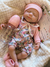Open Mouth Pascale Full Body Silicone Reborn Girl Doll With Painted Skin