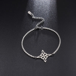 Witch Knot Cuff Stainless Steel Bracelet