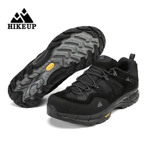 HIKEUP Leather Wear-resistant Outdoor Sport Sneakers