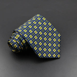 Silk 7.5cm Soft Colorful Novelty Necktie