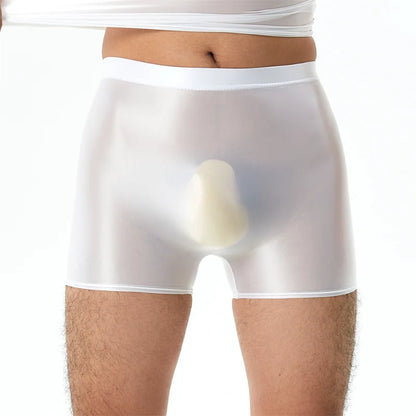 Shiny Glossy Transparent Ultra-thin Boxer Briefs