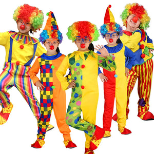 Circus Clown Multicolor Fancy Costume