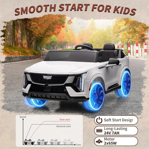 24V Ride On Electric Vehicle With Remote Control, 2 Seater