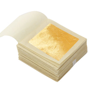 Real 24K Gold Pure Paper Leaf Sheets