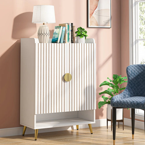 Tribesigns 7-Tier Shoe Cabinet with Doors
