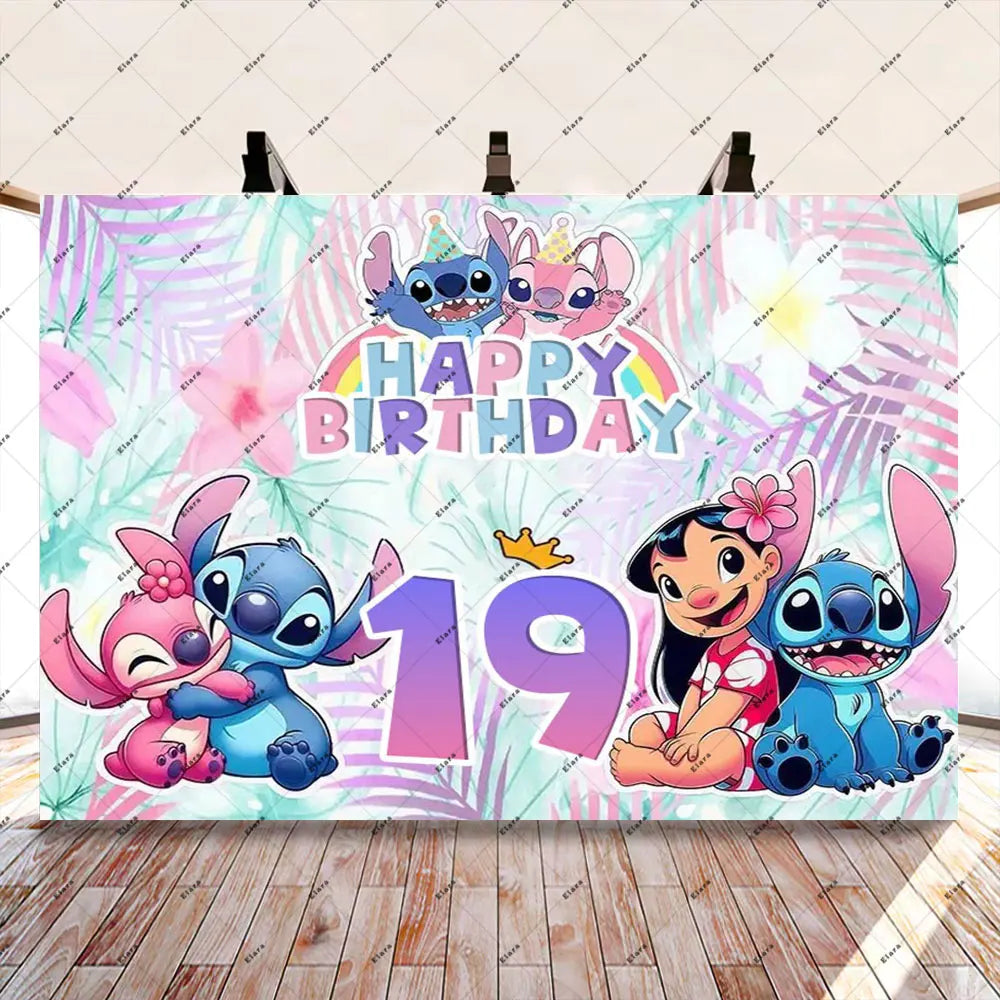 Cartoon Children's Happy Birthday Party Decor