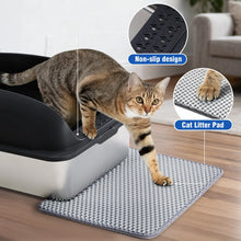 24in Stainless Steel Cat Litter Box with Lid Anti-Urine Leakage Scoop and Mat Included
